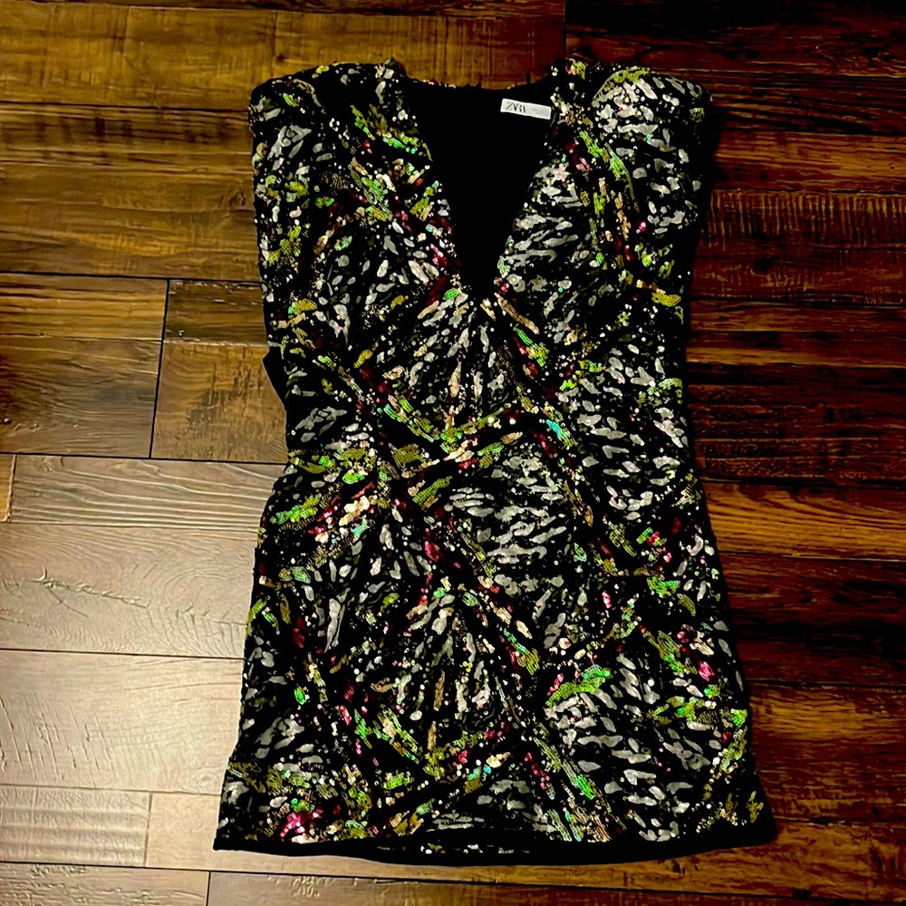 Zara Sequin Mini Dress